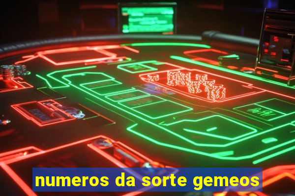 numeros da sorte gemeos